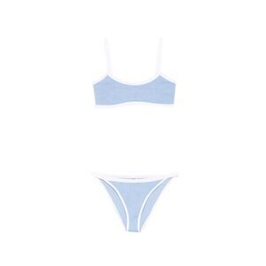 Hunza G Women Tyler Two-Tone Original Crinkle™ Bikini